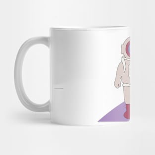 astronaut and rocket Mug